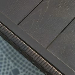 Ashley Furniture Easy - Dark Brown/beige - Rect Multi-use Table