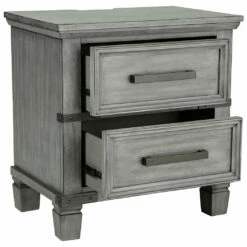 Signature Design By Ashley® Russelyn - Gray - Two Drawer Night Stand
