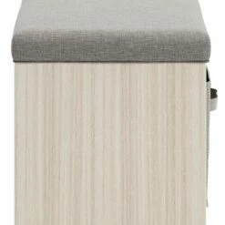 Ashley Furniture Blariden - Gray/natural - Storage Bench