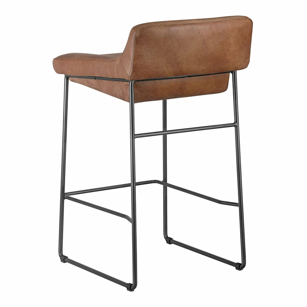 Discount ๐ Moe's Home Collection Stools Starlet Counter Stool Open Road Brown Leather-m2 โ 7 Moe's Home Collection Stools Starlet Counter Stool Open Road Brown Leather-m2