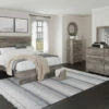 Signature Design By Ashley® Bedroom Sets Ralinksi - Gray - Dresser, Mirror, Panel Bed