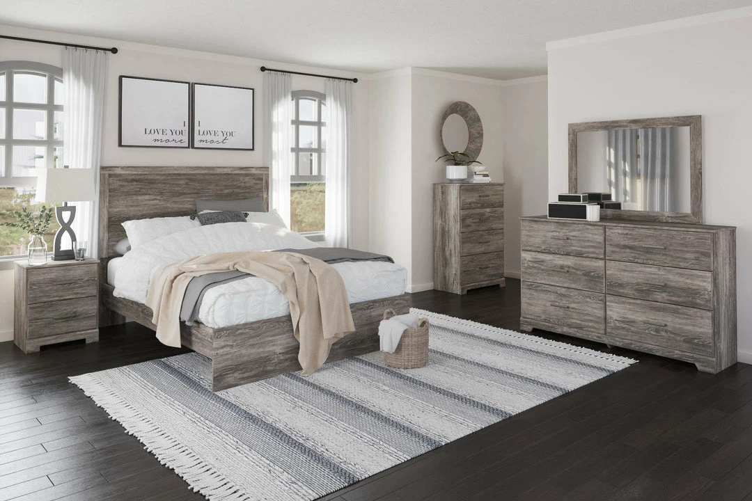 Buy 😀 Signature Design By Ashley® Bedroom Sets Ralinksi - Gray - 👗 Dresser, Mirror, Panel Bed ✨ 3 Signature Design By Ashley® Bedroom Sets Ralinksi - Gray - Dresser, Mirror, Panel Bed