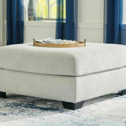 Benchcraft® Lowder - Stone - Oversized Accent Ottoman