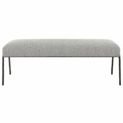 Uttermost Jacobsen Modern Gray Bench Benches