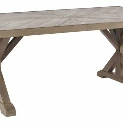Ashley Furniture Beachcroft - Beige - Rect Dining Table W/umb Opt Tables