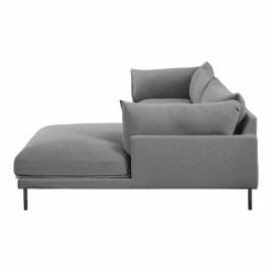 Moe's Home Collection Sectionals Jamara Sectional Charcoal Right