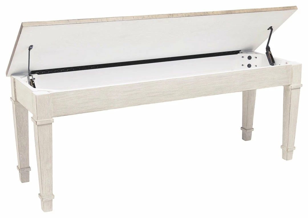 Best deal 🥰 Ashley Furniture Skempton - White - Storage Bench Benches 🎁 11 Ashley Furniture Skempton - White - Storage Bench Benches