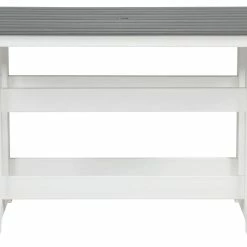 Signature Design By Ashley® Tables Transville - Gray/white - Rect Counter Table W/umb Opt