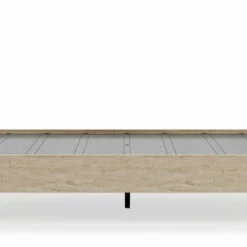 Signature Design By Ashley® Oliah - Natural - Queen Panel Platform Bed