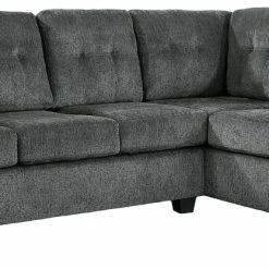 Signature Design By Ashley® Kitler - Smoke - Chaise Sectional 2 Pc Sectionals