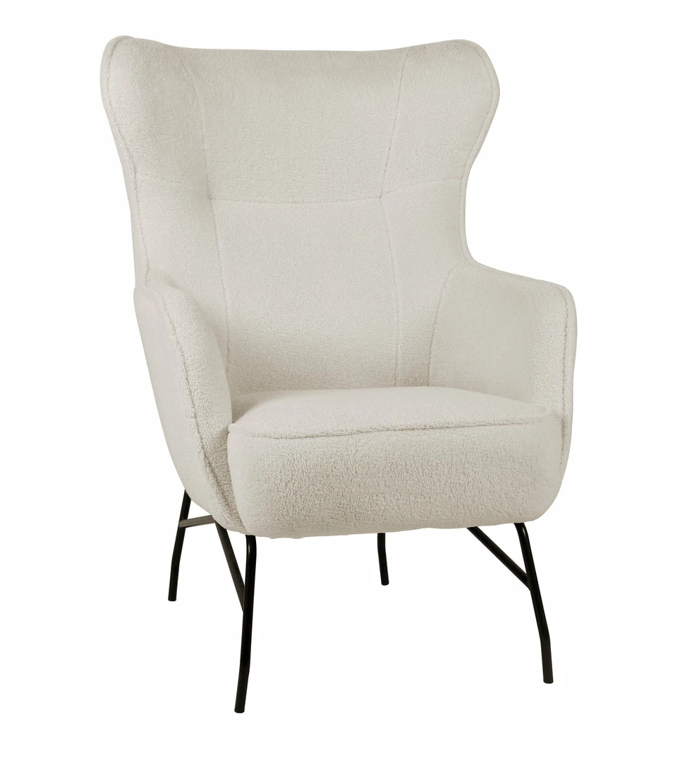Buy ๐ Emerald Home Chairs Franky Accent Chair, Cream Boucle ๐ 3 Emerald Home Chairs Franky Accent Chair, Cream Boucle