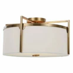 Flash Sale ๐ Uttermost Colfax Brass 3 Light Semi Flush ๐ 14 Uttermost Colfax Brass 3 Light Semi Flush