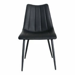 Moe's Home Collection Alibi Dining Chair Matte Black-m2 Chairs