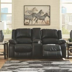 Signature Design By Ashley® Reclining Furniture Calderwell - Patterned - Reclining Sofa, Double Reclining Loveseat With Console, Rocker Recliner