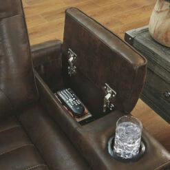 Signature Design By Ashley® Game - Bark - Pwr Recliner/adj Headrest