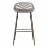 Moe's Home Collection Stools Piazza Outdoor Barstool Grey-m2