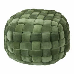 Moe's Home Collection Jazzy Pouf Chartreuse