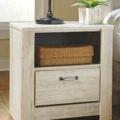 Ashley Furniture Nightstands Bellaby - Whitewash - One Drawer Night Stand