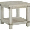 Ashley Furniture Carynhurst - White Wash Gray - Rectangular End Table Tables