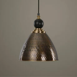 Flash Sale 😉 Accessories Uttermost Adastra 1 Light Antique Brass Pendant 🔥 8 Accessories Uttermost Adastra 1 Light Antique Brass Pendant