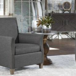 Tables Uttermost Blythe Wooden SideTable