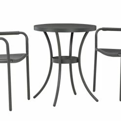 Signature Design By Ashley® Crystal - Gray - Chairs W/table Set (3/cn)