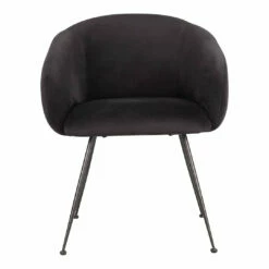 Moe's Home Collection Chairs Clover Dining Chair Black