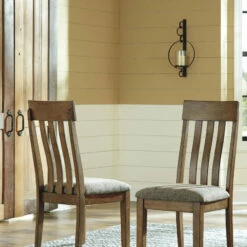 Benchcraft® Dining Room Sets Flaybern - Ultimate Best In Class Rectangular Dining Room Extension Table, 4 Upholstered Side Chairs