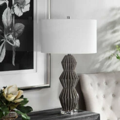 Uttermost Maxime Smokey Gray Table Lamp Accessories