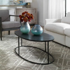 Tables Uttermost Coreene Oval Coffee Table