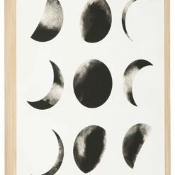 Top 10 💯 Ashley Furniture Accessories Shaydunn - Black/white - Wall Art - Moon 🥰 11 Ashley Furniture Accessories Shaydunn - Black/white - Wall Art - Moon