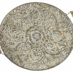 Ashley Furniture Didina - Cream/gold Finish - Tray Table Decor