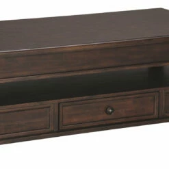 Ashley Furniture Barilanni - Dark Brown - Lift Top Cocktail Table