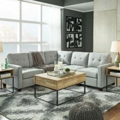 Signature Design By Ashley® Sectionals Edlie - Ready To Assemble Left Arm Facing Corner Chair, Armless Chair, Wedge, Armless Chair, Right Arm Facing Corner Chair Sectional