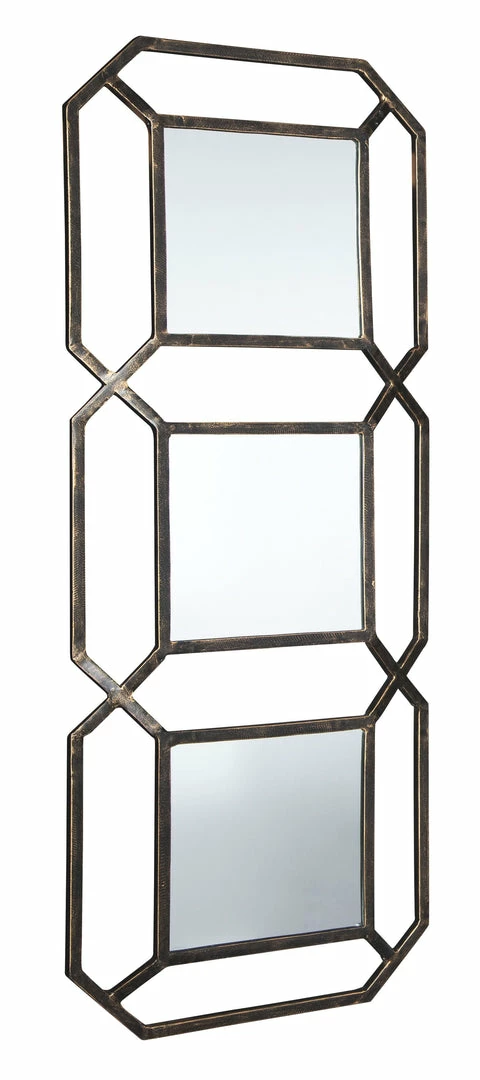 Best deal 🧨 Ashley Furniture Savane - Antique Gold Finish - Accent Mirror Accessories 🎉 3 Ashley Furniture Savane - Antique Gold Finish - Accent Mirror Accessories