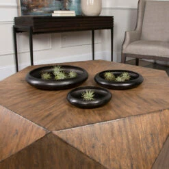 Table Decor Uttermost Roderick Round Trays S/3