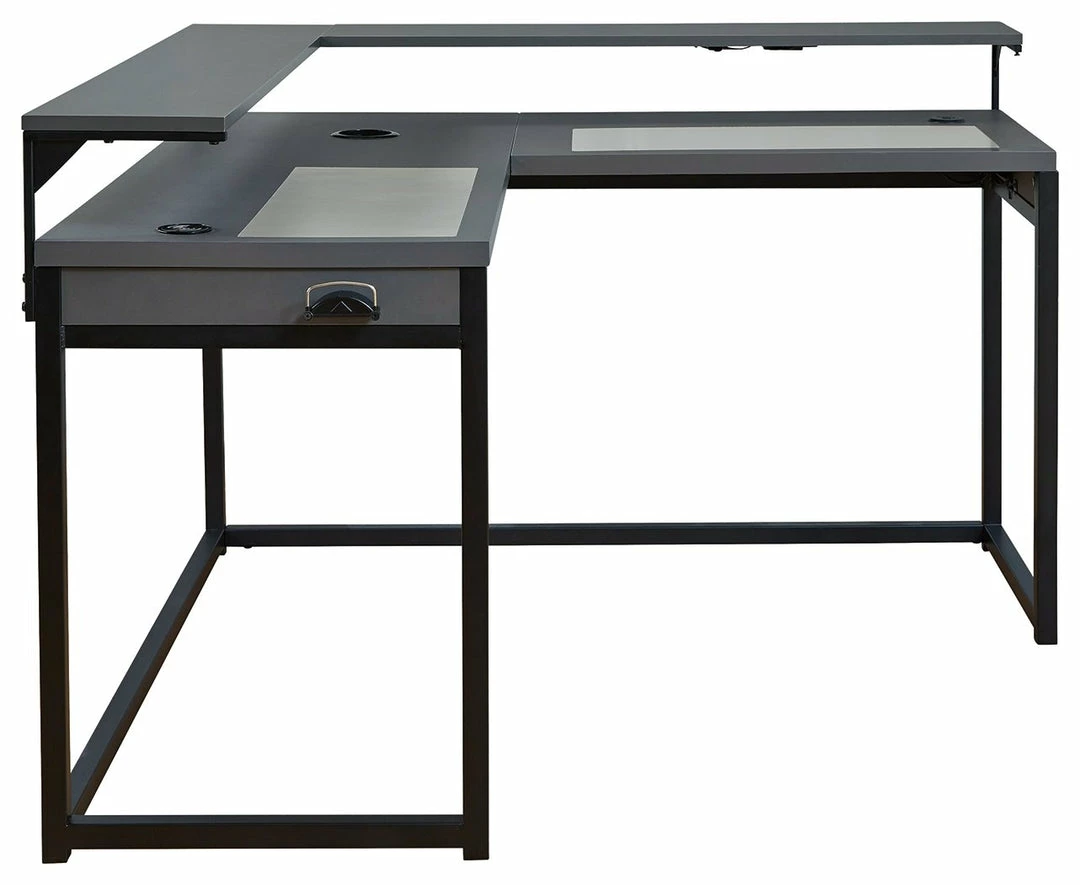 Hot Sale 🛒 Signature Design By Ashley® Desks Lynxtyn - Black / Gray - L-desk 🥰 9 Signature Design By Ashley® Desks Lynxtyn - Black / Gray - L-desk