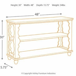 Ashley Furniture Alwyndale - Antique White/brown - Console Sofa Table Tables