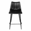 New 🔥 Moe's Home Collection Alibi Counter Stool Matte Black-m2 Stools 👏 2 Moe's Home Collection Alibi Counter Stool Matte Black-m2 Stools