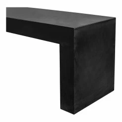 Moe's Home Collection Benches Lazarus Outdoor Bench Black