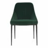 Moe's Home Collection Chairs Sedona Dining Chair Green Velvet-m2