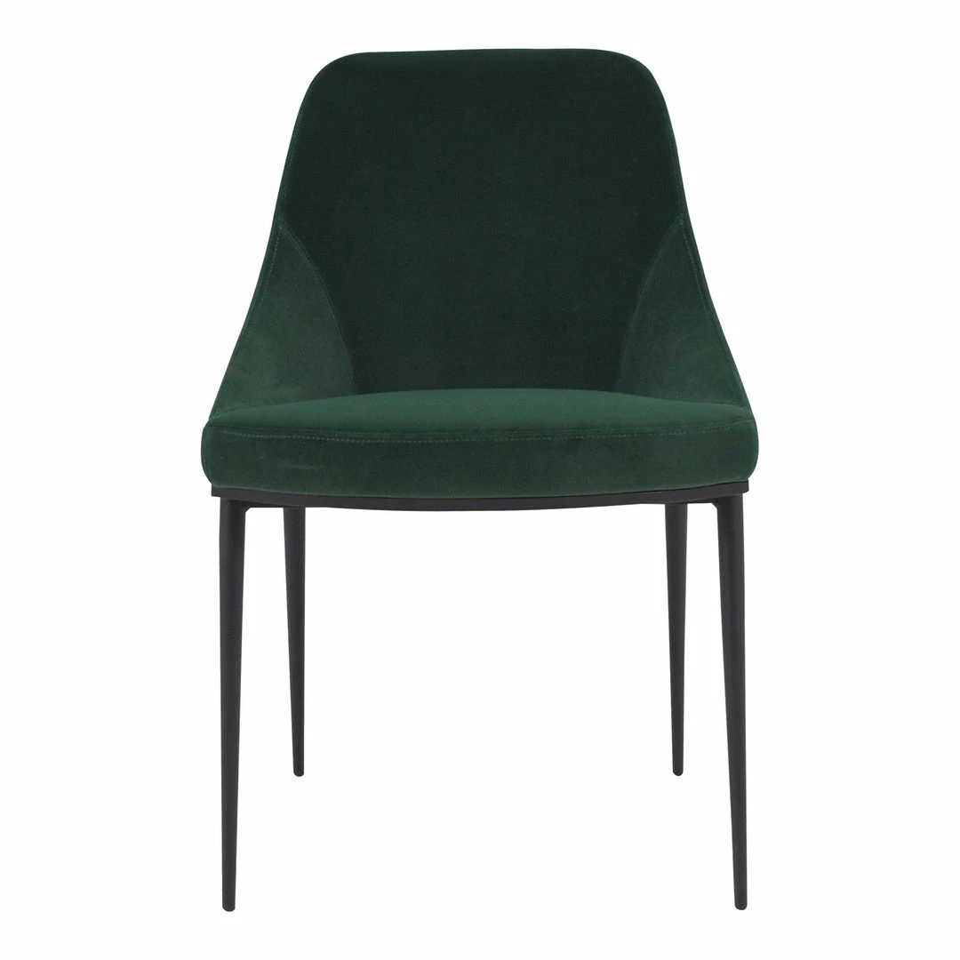 Flash Sale 🎉 Moe's Home Collection Chairs Sedona Dining Chair Green Velvet-m2 😀 3 Moe's Home Collection Chairs Sedona Dining Chair Green Velvet-m2