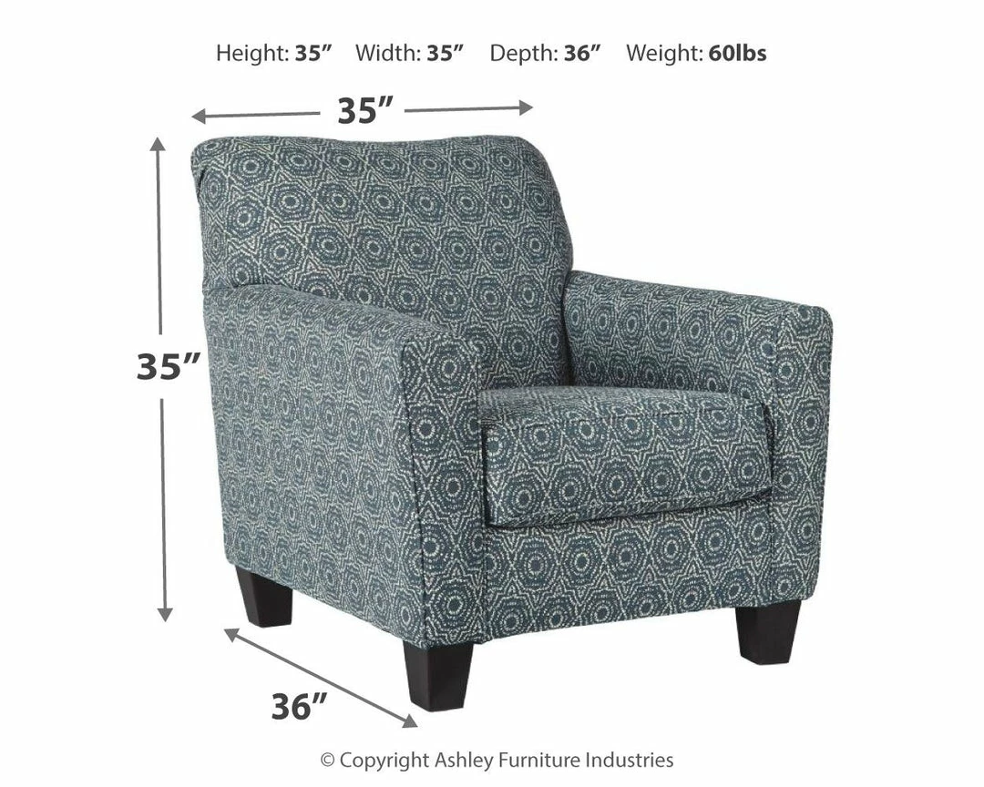 Best deal ๐ Ashley Furniture Brinsmade - Midnight - Accent Chair Chairs ๐ 4 Ashley Furniture Brinsmade - Midnight - Accent Chair Chairs