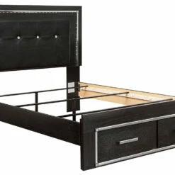 Signature Design By Ashley® Kaydell - Patterned - Upholstered Panel Bed With 2 Storage Drawers Beds