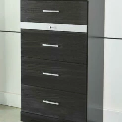 Ashley Furniture Chests Starberry - Black - Five Drawer Chest