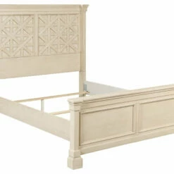 Signature Design By Ashley® Beds Bolanburg - Antique White - Queen Panel Bed