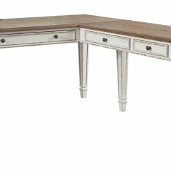 Signature Design By Ashley® Desks Realyn - White/brown - Home Office L Shaped Desk
