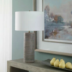 Uttermost Monolith Gray Table Lamp Accessories
