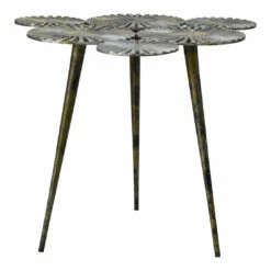 Moe's Home Collection Flora Accent Table Antique Gold Tables