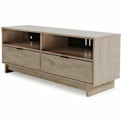 Ashley Furniture TV Stands Oliah - Natural - Medium Tv Stand
